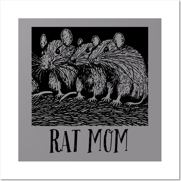 Rat Mom Wall Art by Nova Echo